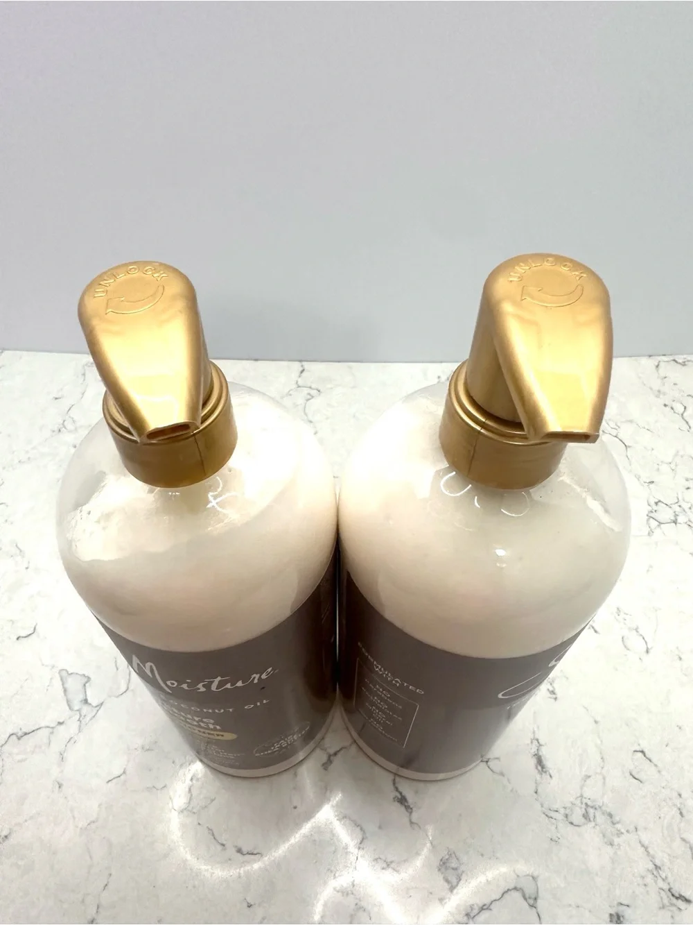 TWO Shea Moisture Coconut Oil Moisture & Smooth Conditioner 34oz w/ Rosemary